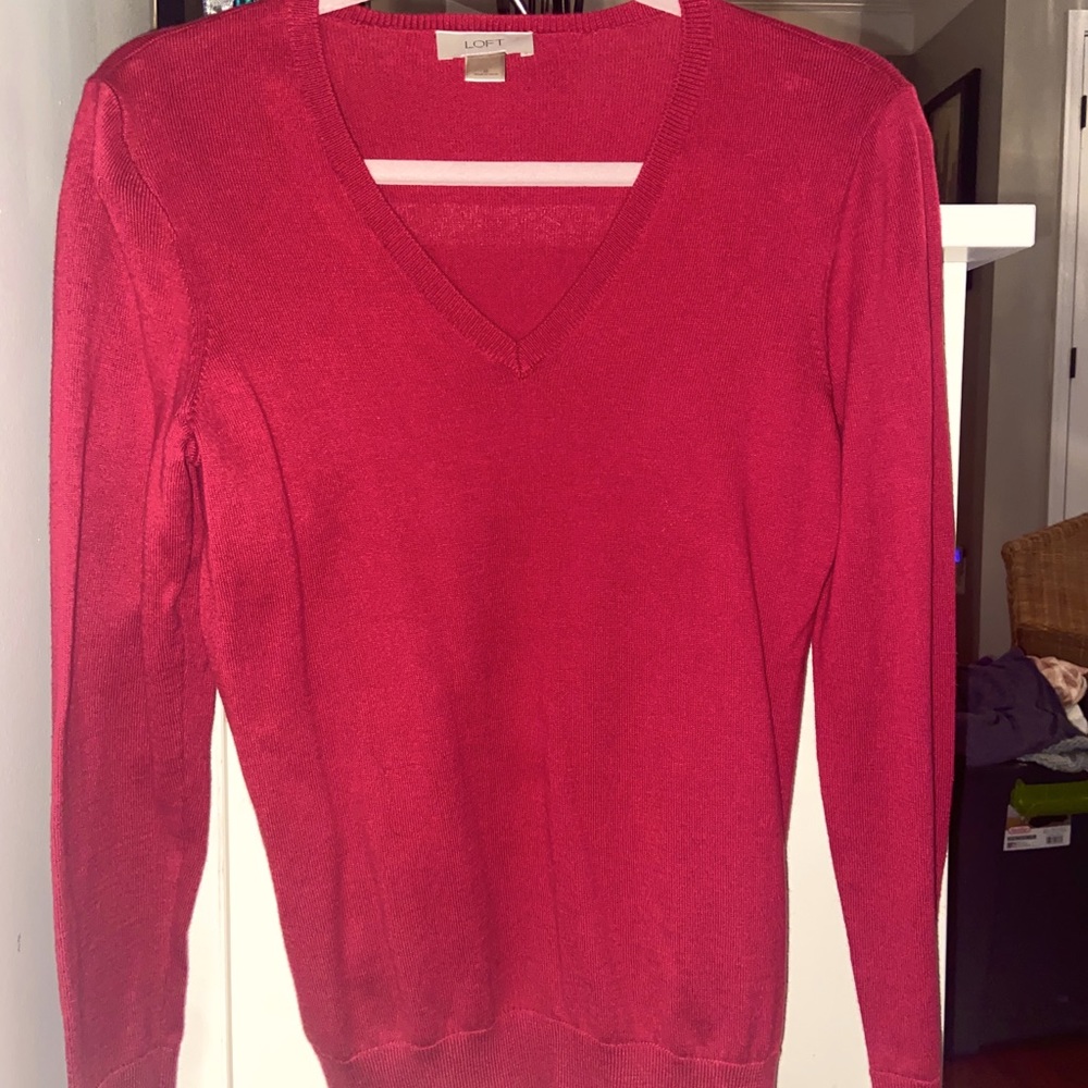 red sweater